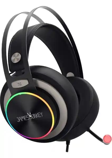 James Donkey 712 Siyah 7.1 Surround RGB Gaming Kulaklık Detaylı İnceleme ve Özellikleri