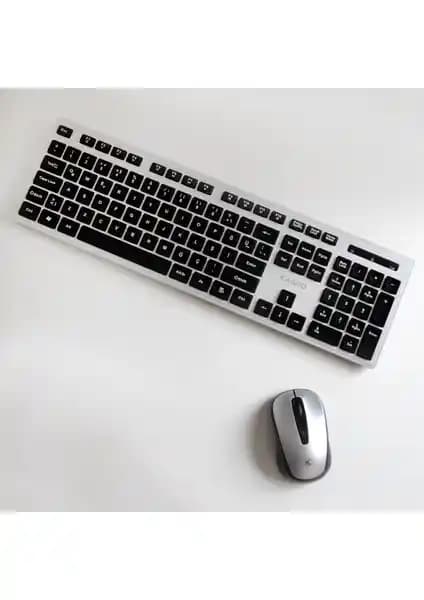 Kagito Silver Kablosuz Klavye ve Mouse Seti: Ev ve Ofis Kullanımı İçin Şık ve Ergonomik Çözüm