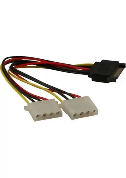 Keepro Platoon Sata 15 Pin Erkek - Molex 4 Pin Dişi Y Power Kablo Analizi ve Özellikleri