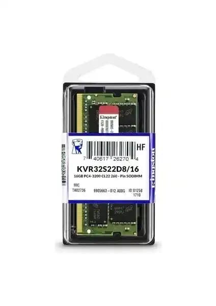 Kingston 16GB DDR4 3200MHz SODIMM Bellek Modülü ile Sistem Performansınızı Artırın