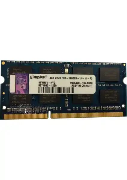 Kingston 4GB DDR3 1600MHz Notebook RAM ile Sistem Performansınızı Artırın