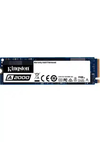 Kingston A2000 500GB PCIe NVMe SSD: Yüksek Hız ve Güvenilirlik Sunan Depolama Çözümü