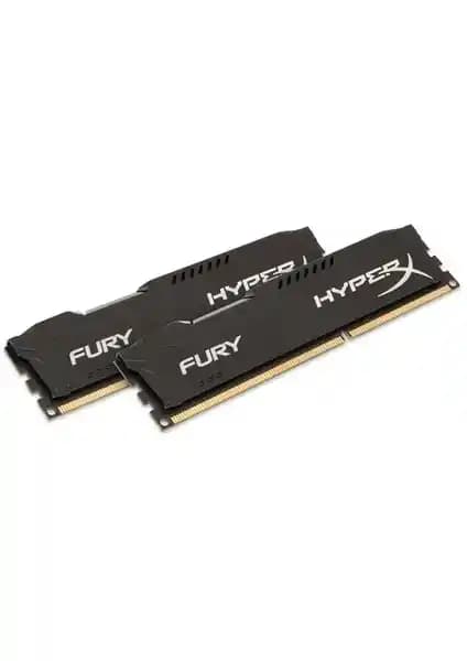 Kingston HyperX Fury Black 16GB DDR3 RAM ile yüksek performans ve şık tasarım