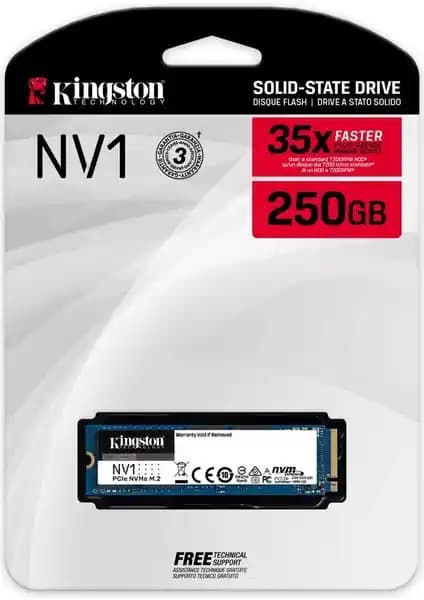 Kingston NV1 250GB M.2 SSD: Yüksek Performans ve Güvenilirlik Sunan Modern Depolama Çözümü