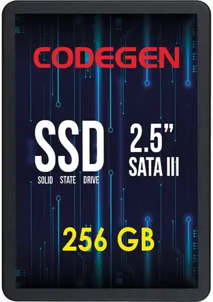 Kodgen 256 GB SATA 3 SSD ile Sistem Performansını Artırın ve Güvenilir Depolama Sağlayın