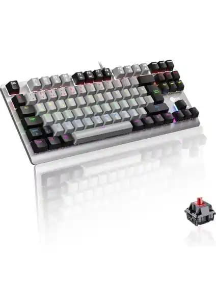 Lecoo GK304 Türkçe Q Mekanik Gaming Klavye RGB LED ve Makro Tuşlarla