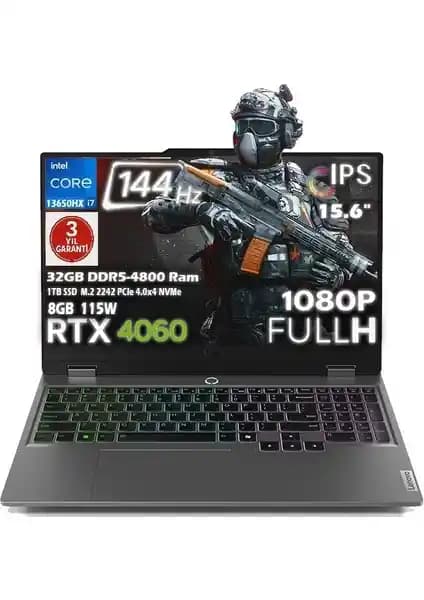 Lenovo LOQ 15IRX9: Güçlü Donanımıyla Oyun ve İş İçin Uygun Taşınabilir Bilgisayar