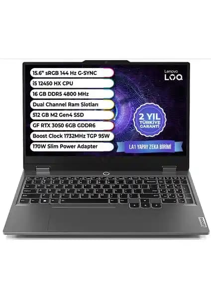 Lenovo Loq Dizüstü Bilgisayar İncelemesi: Güçlü İşlemci ve Gelişmiş Grafik Özellikleriyle Öne Çıkan Model