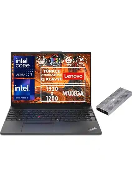 Lenovo ThinkPad E16 Gen 2: Yüksek Performans ve Taşınabilirlik Sunan Profesyonel Dizüstü Bilgisayar