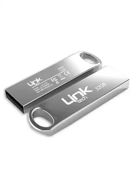 LinkTech Metal 32GB USB 2.0 Flash Bellek: Şık Tasarım ve Güçlü Veri Saklama Çözümü