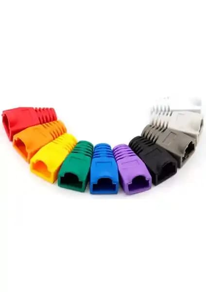 Livolo RJ45 Konnektör Jak Kılıfı 100 Lü Paket: Renkli ve Uygun Fiyatlı Kablo Çözümleri