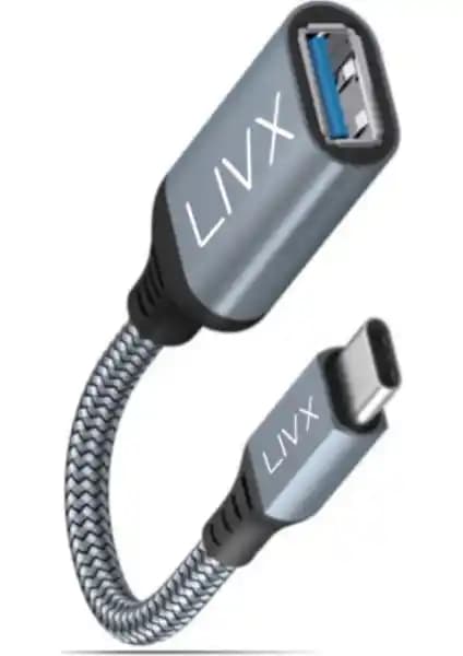 Livx USB 3.0 to Type-C Dönüştürücü: Hızlı Veri Aktarımı ve Güç Sağlayan Adaptör