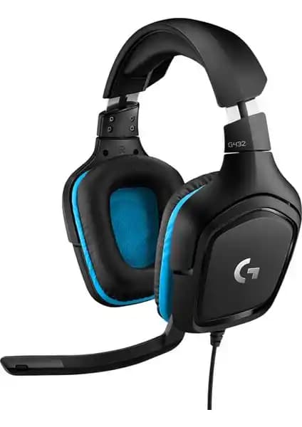 Logitech G432 7.1 Surround Siyah Gaming Kulaklık: Yüksek Performans ve Konforlu Oyun Deneyimi