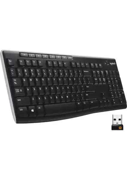 Logitech K270 Kablosuz Türkçe Klavye: Dayanıklı ve Ergonomik Ofis ve Ev Kullanımı Seçeneği