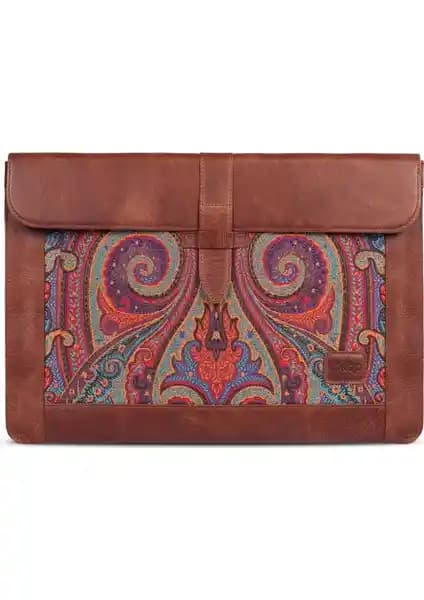 Londo Ot186 Hakiki Deri MacBook Kılıfı 13 inç Uyumlu Şık ve Dayanıklı Tasarım