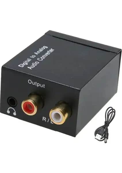 Maxgo 2161 Dijitalden Analoga Optik ve Koaksiyel Ses Çevirici Adaptörleri