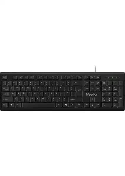 Meetion Kablolu USB Standart Klavye K100: Güvenilir ve Ekonomik Ofis ve Ev Kullanımı