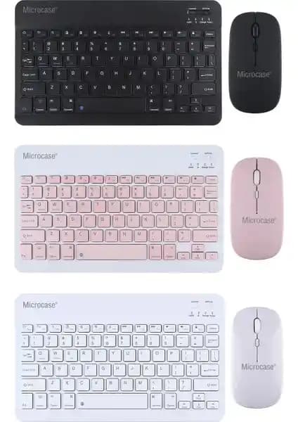 Microcase Bluetooth Klavye ve Mouse Seti Modern Çalışma Ortamları İçin Tasarlanmış