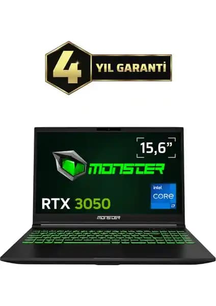 Monster Abra A5 V20.6.2: Yüksek Performanslı ve Taşınabilir Oyun Bilgisayarı