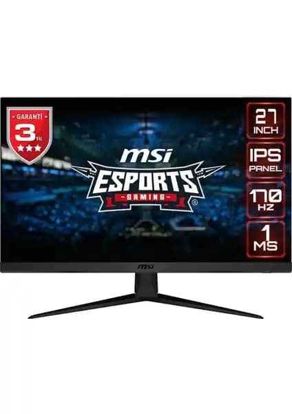 MSI 27 inç G2712 Oyun Monitörü 170Hz Yenileme Hızı ve Gelişmiş Görüntü Kalitesi