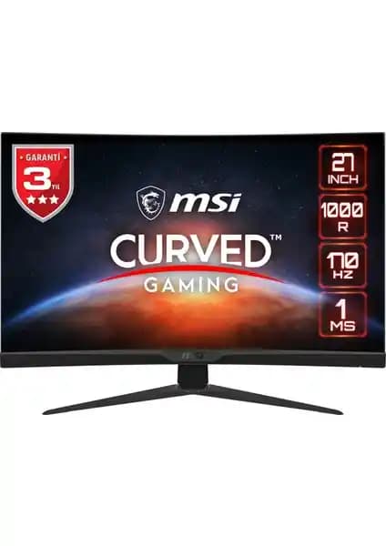 MSI 27 inç G272C Kavisli Oyun Monitörü Yüksek Performans ve Görüntü Kalitesi