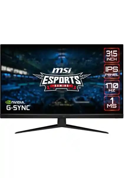MSI 31.5 inç G321Q Gaming Monitör: Yüksek Çözünürlük ve Akıcı Oyun Deneyimi