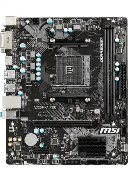 MSI A320M-A PRO Anakart İncelemesi: Orta Seviye Kullanıcılar İçin Güvenilir ve Dayanıklı