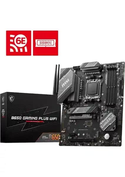 MSI B650 GAMING PLUS WIFI Anakartı: Yüksek Performans ve Modern Teknolojilerle Donatılmış