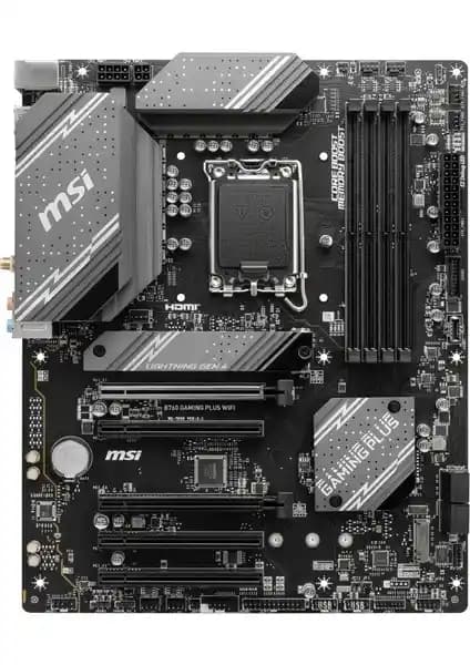 MSI B760 GAMING PLUS WIFI Anakart: Yüksek Performans ve Çok Yönlülük Sağlayan Tasarım