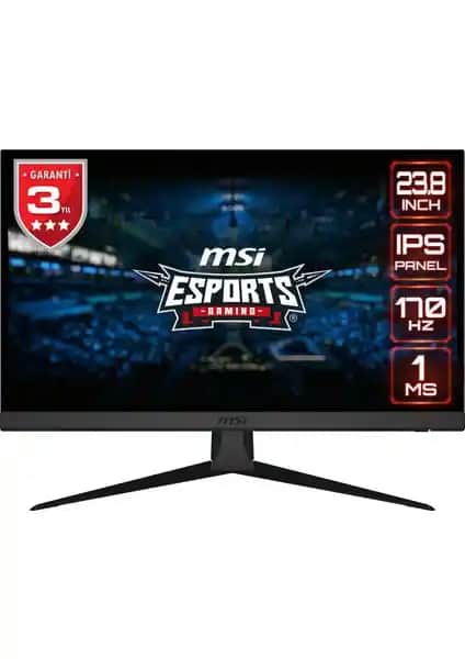 MSI G2422 23.8 İnç Oyun Monitörü: Yüksek Performans ve Göz Konforu Sunar