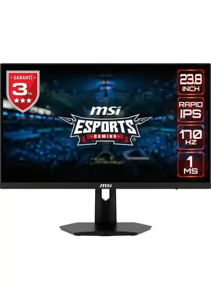 MSI G244F 23,8 İnç Oyun Monitörü Yüksek Performans ve Gelişmiş Özellikler