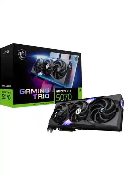 MSI GeForce RTX 5070 12G GAMING TRIO OC: Yüksek Performans ve Gelişmiş Teknolojilerle Donatılmış Ekran Kartı