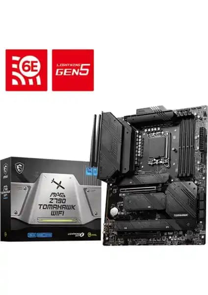 MSI Mag Z790 Tomahawk WIFI DDR5 Anakart: Yüksek Performans ve Dayanıklılık Sunan Modern Tasarım