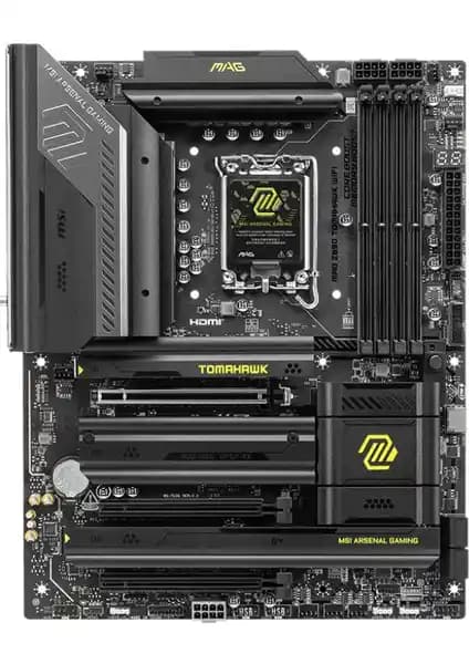 MSI Mag Z890 Tomahawk Anakartı: Yüksek Performans ve Yenilikçi Özellikler