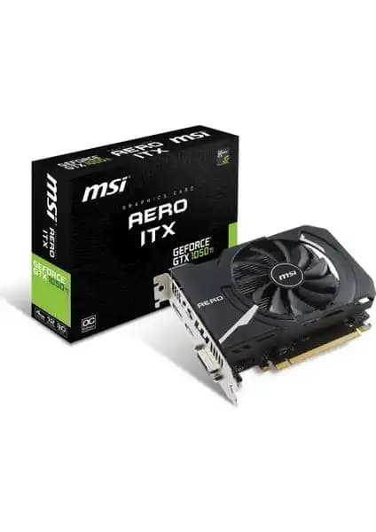 MSI NVIDIA GeForce GTX 1050 Ti AERO ITX: Kompakt Tasarım ve Yüksek Performans Sunan Ekran Kartı