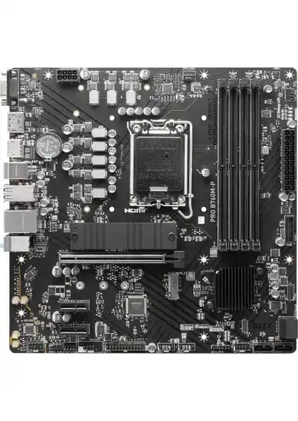 MSI PRO B760M-P Anakart: Yüksek Performans ve Çok Yönlü Kullanım İçin Güçlü Temel