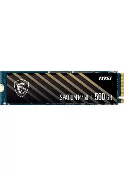 MSI Spatium M450 PCIe 4.0 NVMe M.2 SSD: Yüksek Performans ve Güvenilirlik Sunar