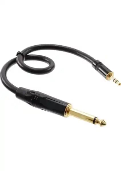 Mykablo Bilgisayar Amfi Ses Ara Kablosu 2 Metre Uzunlukta Güçlü ve Dayanıklı Ses Bağlantısı