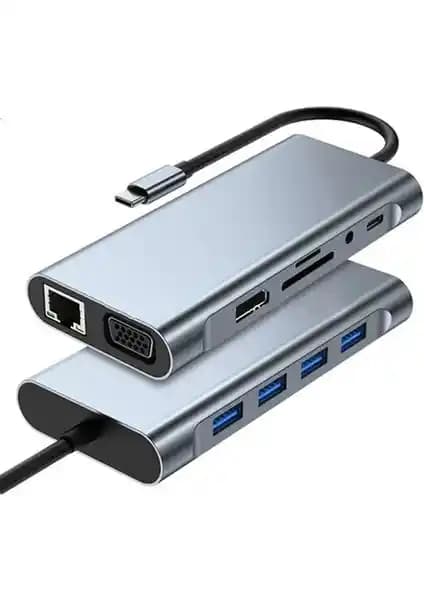 Ocado 11 in 1 Type-C USB Hub: Çok Fonksiyonlu Bağlantı Çözümü ve Yüksek Performans
