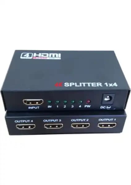Onten HDMI 4 Port Splitter 4K 30Hz yüksek çözünürlük ve çoklu ekran desteği sağlayan cihaz