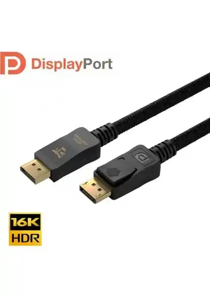 Paugge VESA Sertifikalı DisplayPort 2.1 Kablo ile Yüksek Çözünürlük ve Güvenilir Bağlantı