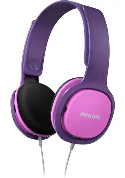 Philips SHK2000PK Çocuk Kulaklığı Güvenli ve Konforlu Ses Deneyimi Sağlar