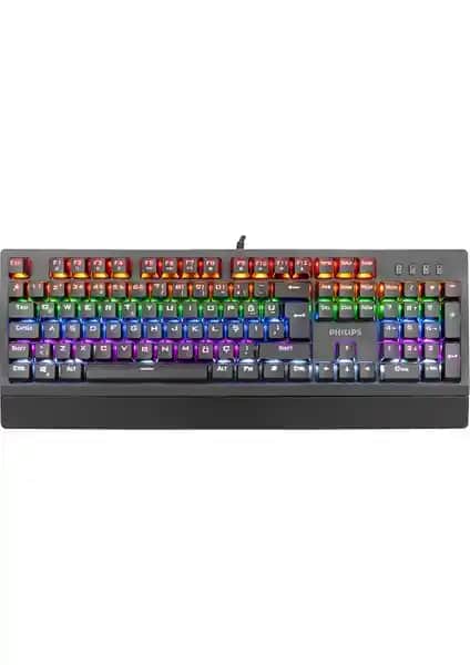 Philips SPK8403 Gökkuşağı Aydınlatmalı Mekanik Klavye İncelemesi ve Özellikleri