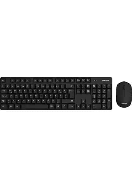 Philips SPT6501BB Kablosuz Klavye ve Mouse Seti: Ofis ve Ev Kullanımı İçin Uygun