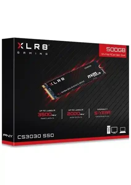PNY XLR8 CS3030 500 GB PCIe M.2 SSD: Yüksek Hızlı Depolama ve Güvenilir Performans