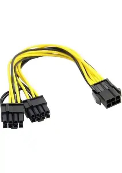 PrimeX Plus PX-4302 6 Pin To 2x8 Pin PSU Ekran Kartı Güç Dönüştürücü Kablo Özellikleri ve Kullanım Rehberi