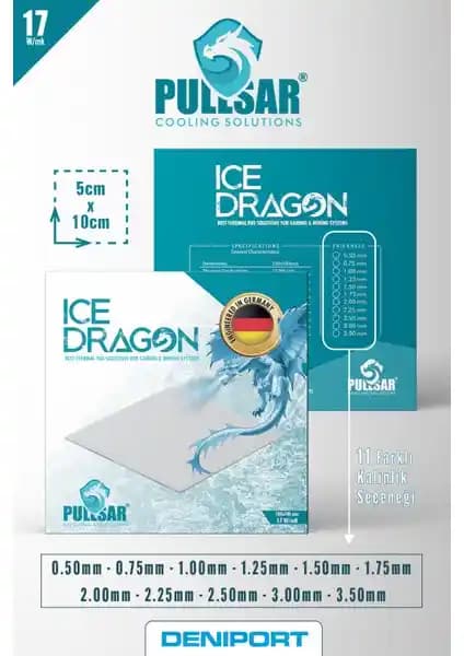 Pullsar Ice Dragon Termal Pedi: Yüksek Performanslı Soğutma Çözümünüz