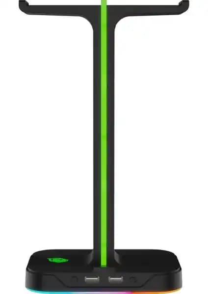 Pusat RGB USB Çoklayıcı ve Oyuncu Kulaklık Standı Modern Tasarım ve Çok Fonksiyonlu Kullanım