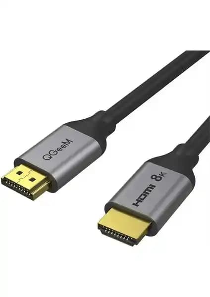 QGeeM QG-AV17 HDMI Kablosu 8K ve 4K Desteğiyle Yüksek Performanslı Bağlantı