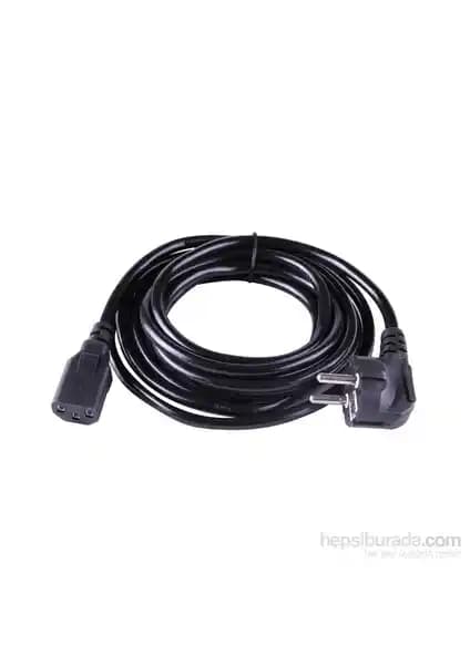 Qport POW3 3 Metre Uzunlukta PC Güç Kablosu Dayanıklı ve Güvenilir Bağlantı Çözümü